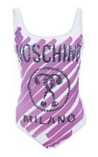 Moschino Logo-printed Lycra Swimsuit