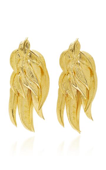 Aurlie Bidermann Elvira Feathers Clip Earrings