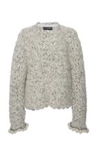 Moda Operandi Dolce & Gabbana Frilled Crochet-knit Cardigan