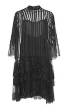 Rochas Segaline Dress With Long Sleeves And Embroidery