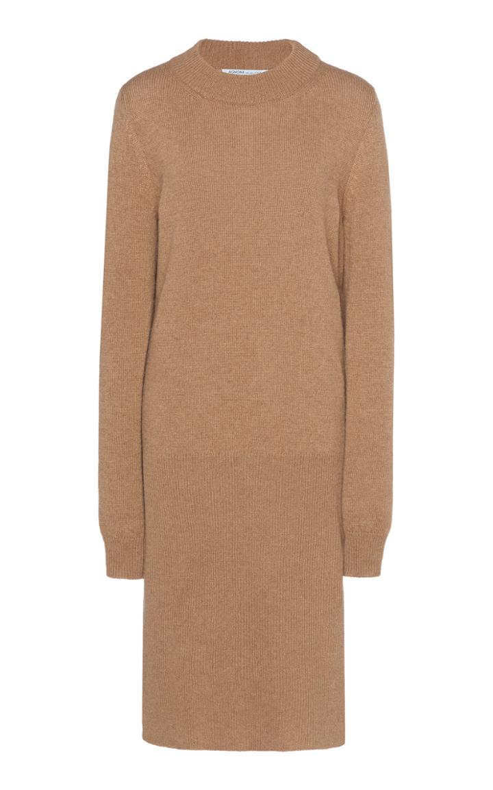 Agnona Crewneck Sweater Dress