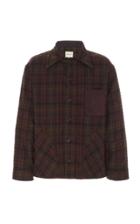 Nicholas Daley Yussef Brushed Plaid Wool And Mohair-blend Jacket