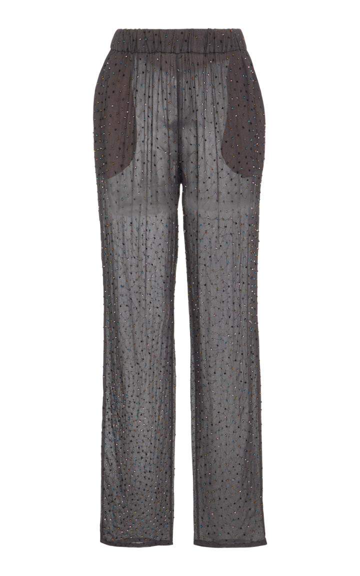 Alena Akhmadullina High Waist Embellished Trousers