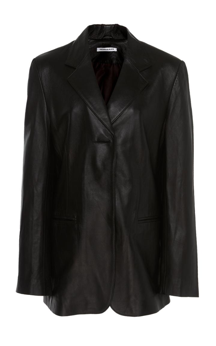 Georgia Alice Leather Blazer