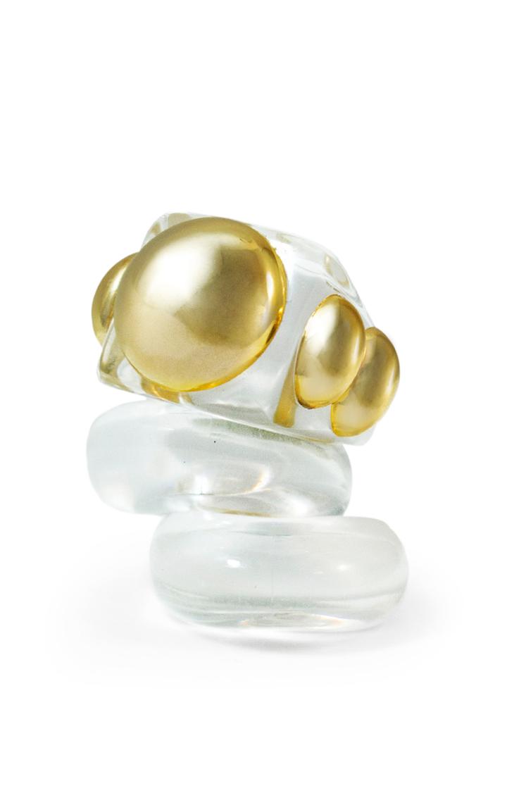 Moda Operandi La Manso Invisible Set Set Resin Rings
