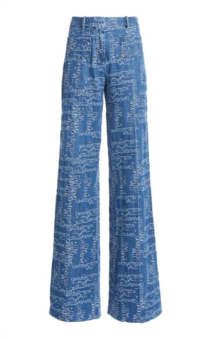 Moda Operandi Giambattista Valli Printed Flared Jeans