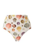Agua By Agua Bendita Alicia Nature-print High-waisted Bikini Bottom