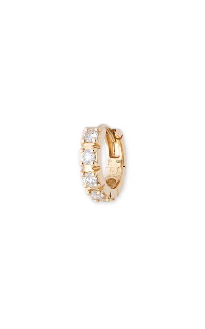 Moda Operandi Jacquie Aiche 14k Yellow Gold Large Diamond Hoop