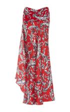 J.w.anderson Filigree Print Asymmetric Maxi Skirt