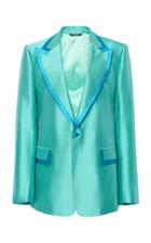 Moda Operandi Dolce & Gabbana Peaked Silk Blazer Size: 38