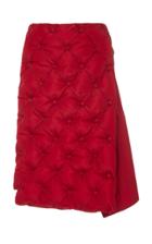 Pyer Moss Tufted Satin Wrap Skirt