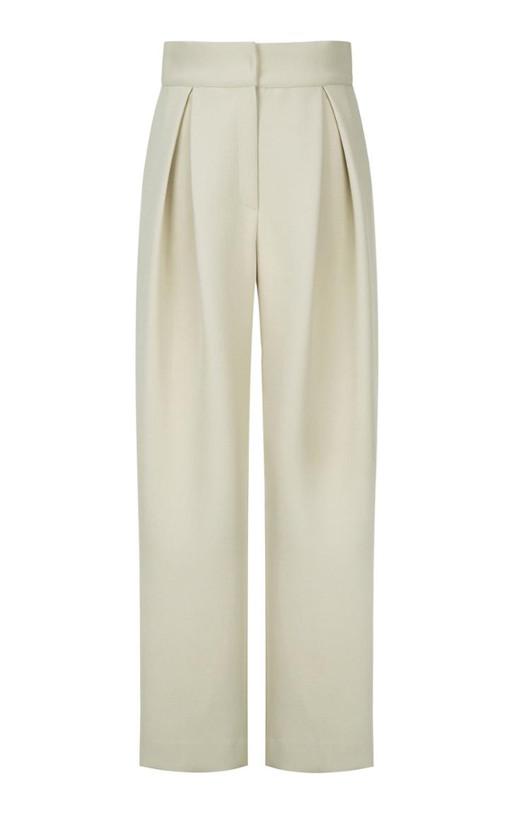 Le17 Septembre Pleated Cady Wide-leg Pants