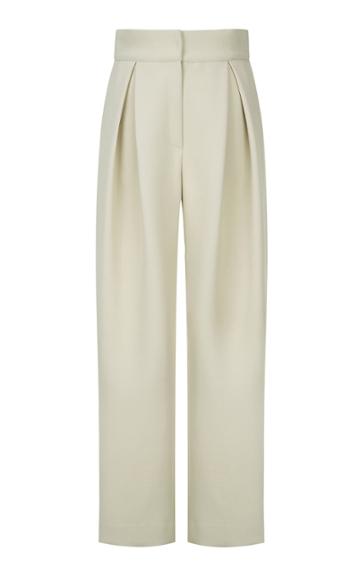 Le17 Septembre Pleated Cady Wide-leg Pants