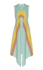 Delpozo Geometric Crpe Dress