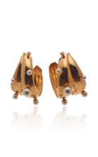 Marco Panconesi For Peter Pilotto Large Twist Pearl Earring