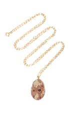 Cvc Stones Tigresse 18k Gold Stone And Ruby Necklace