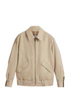 Burberry Reversible Collared Cotton Gabardine Rain Jacket