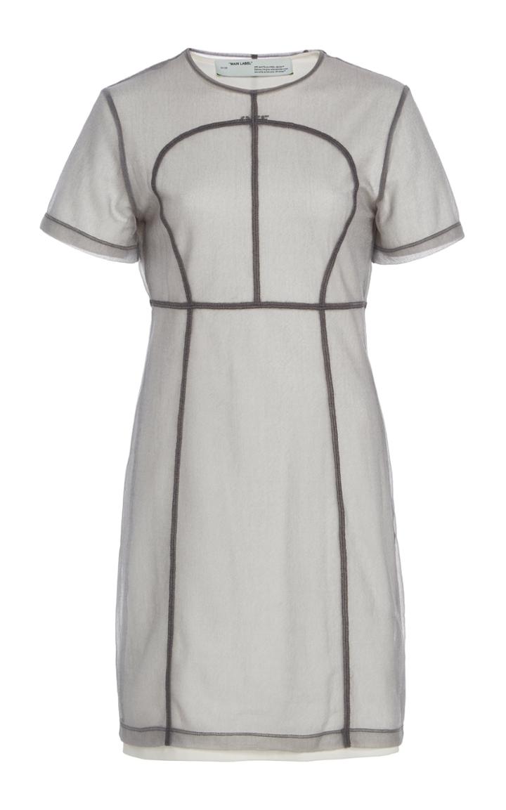 Off-white C/o Virgil Abloh Double-layered Mini Dress