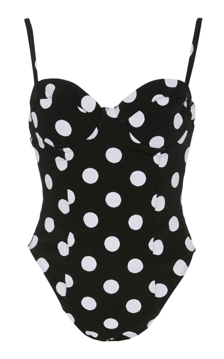 Mara Hoffman Desiree Polka Dot Swimsuit Size: Xs