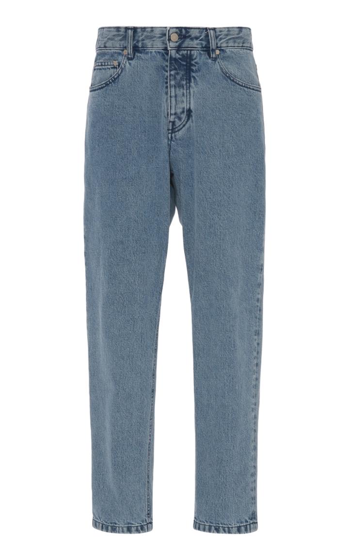 Ami Low-rise Tapered-leg Jeans
