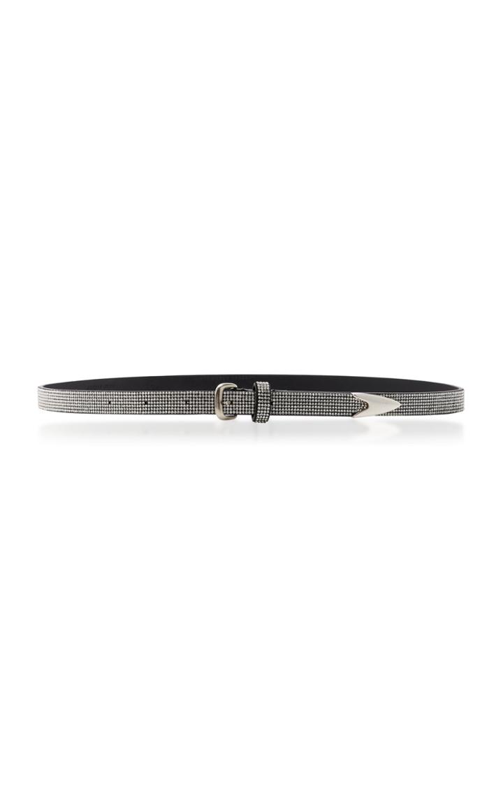 Philosophy Di Lorenzo Serafini Skinny Studded Leather Belt