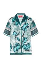 Moda Operandi For Restless Sleepers Homonomia Floral-print Silk Shirt Size: Xs