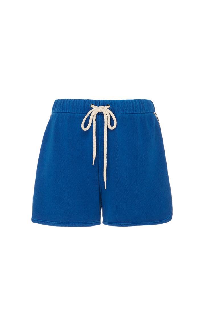 Solid & Striped French Terry Cotton Mini Shorts