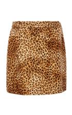 Nili Lotan Rivoli Leopard-print Cotton Mini Skirt