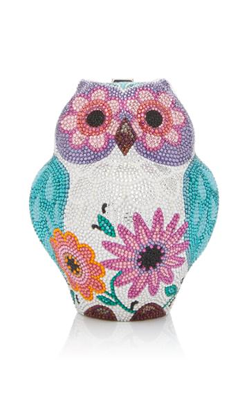 Judith Leiber Couture Hoot Owl Crystal Clutch
