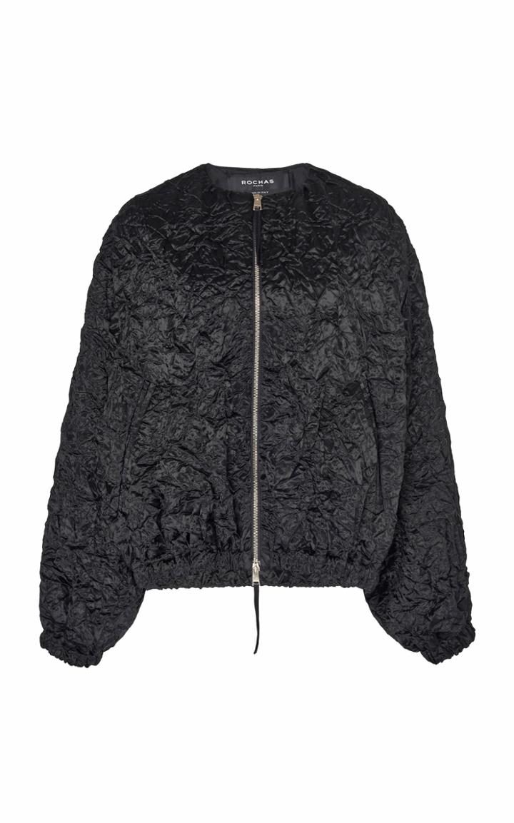 Rochas Q-neffa Woven Fabric Blouse