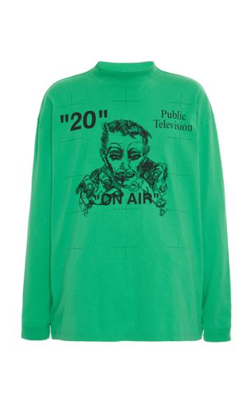 Off-white C/o Virgil Abloh Mirko Artist Over Mock Tee-shirt