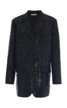 Michael Kors Collection Paillette Boyfriend Blazer