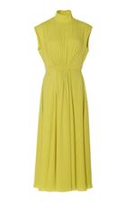 Emilia Wickstead Valencia Matelass Cady Midi Dress
