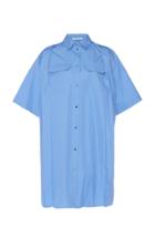 Moda Operandi Boyarovskaya Cotton Pleated Shirt Size: M