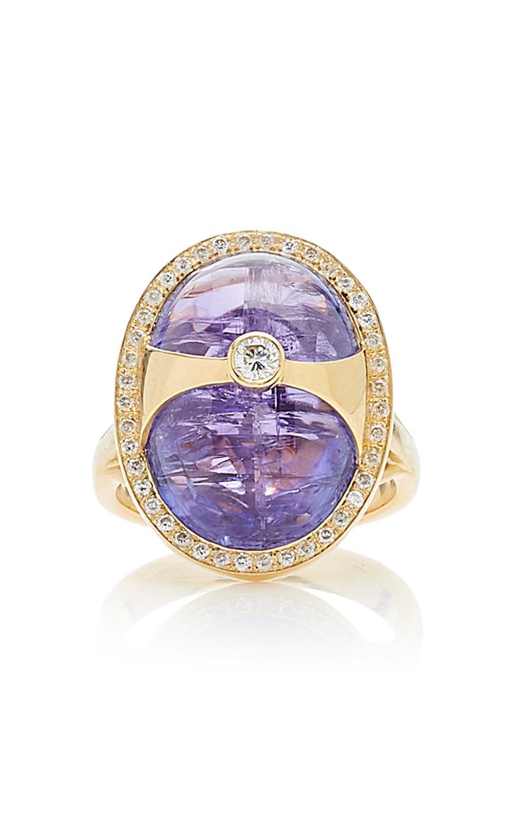 Yi Collection Eos 18k Gold And Tanzanite Ring