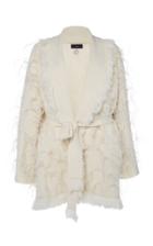 Moda Operandi Alanui Feathered Wool-cashmere Cardigan Size: S