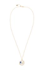 Loquet London 14k Yellow Gold Moon, Star, And Dove Christmas Locket