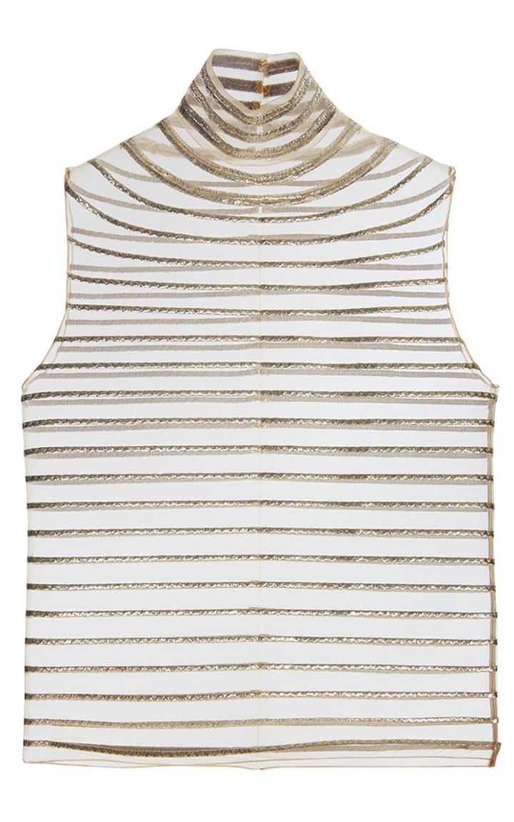 Genny Sleeveless Turtleneck Top