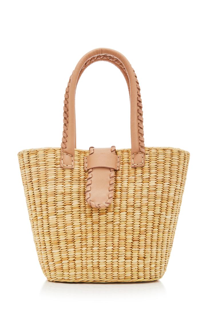 Nannacay Hera Yule Raffia Handle Bag