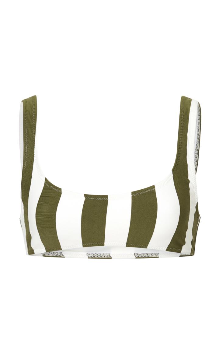 Solid & Striped Elle Striped Bikini Top