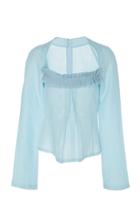 Tome Square Neck Linen Corset Top