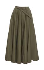 Martin Grant Belted Cotton Circle Skirt
