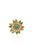 Yvonne Leon 18k Gold Multi-stone Stud Single Earring
