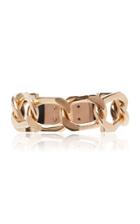 Balmain Gourmette Geometric Link Leather Belt