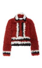Red Valentino Cropped Kalgan Fur Jacket