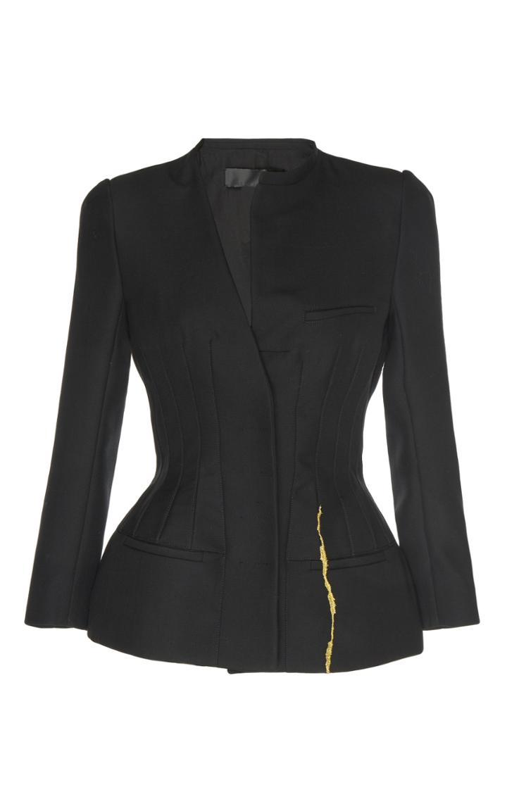 Haider Ackermann Embroidered Hourglass Jacket