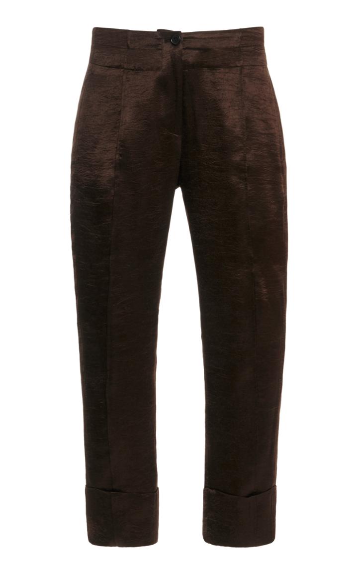 Moda Operandi Ann Demeulemeester Caped Straight-leg Pants