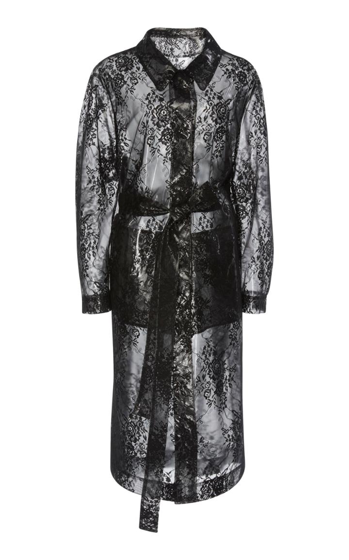Christopher Kane Plastic Lace Coat