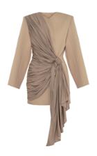 Lado Bokuchava Draped Cotton Blazer
