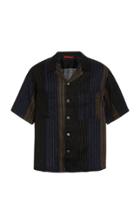 Barena Venezia Striped Linen And Cotton Shirt